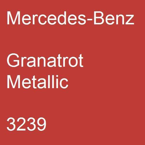 Mercedes-Benz, Granatrot Metallic, 3239.